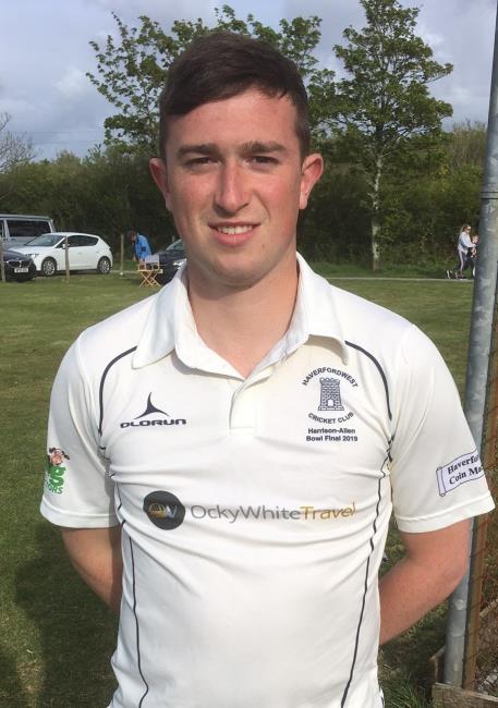 Jake Merry - four wickets in Haverfordwest win